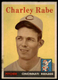 1958 Topps Charley Rabe #376 Rookie Vg