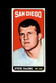 1965 TOPPS FOOTBALL #157 STEVE DeLONG SAN DIEGO CHARGERS EXCELLENT SHARP CARD!