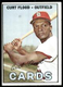 1967 Topps, #245, Curt Flood / SHARP CORNERED BEAUTY W