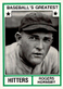 1982 TCMA Greatest Hitters #15 Rogers Hornsby St. Louis Cardinals HOF