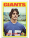 1972 Topps #48 Pete Athas ROOKIE Football Card - New York Giants