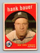 1959 Topps #240 Hank Bauer VG-VGEX New York Yankees Baseball Card