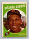 1959 Topps #390 Orlando Cepeda VGEX-EX San Francisco Giants HOF Baseball Card