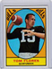 AM: 1967 Topps Football Card #16 Tom Flores Buffalo Bills - ExMt-NrMt