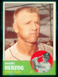 1963 TOPPS #302 WHITEY HERZOG EXMT