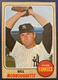 1968 Topps #234 Bill Monbouquette EX! NY Yankees! NO Creases, stains or marks!