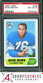 1968 TOPPS #158 ROGER BROWN RAMS PSA 8