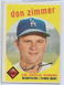 1959 Topps #287 Don Zimmer VG/VGEX