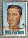 1967 Topps #328 Clete Boyer - Atlanta Braves - Very Good Condition